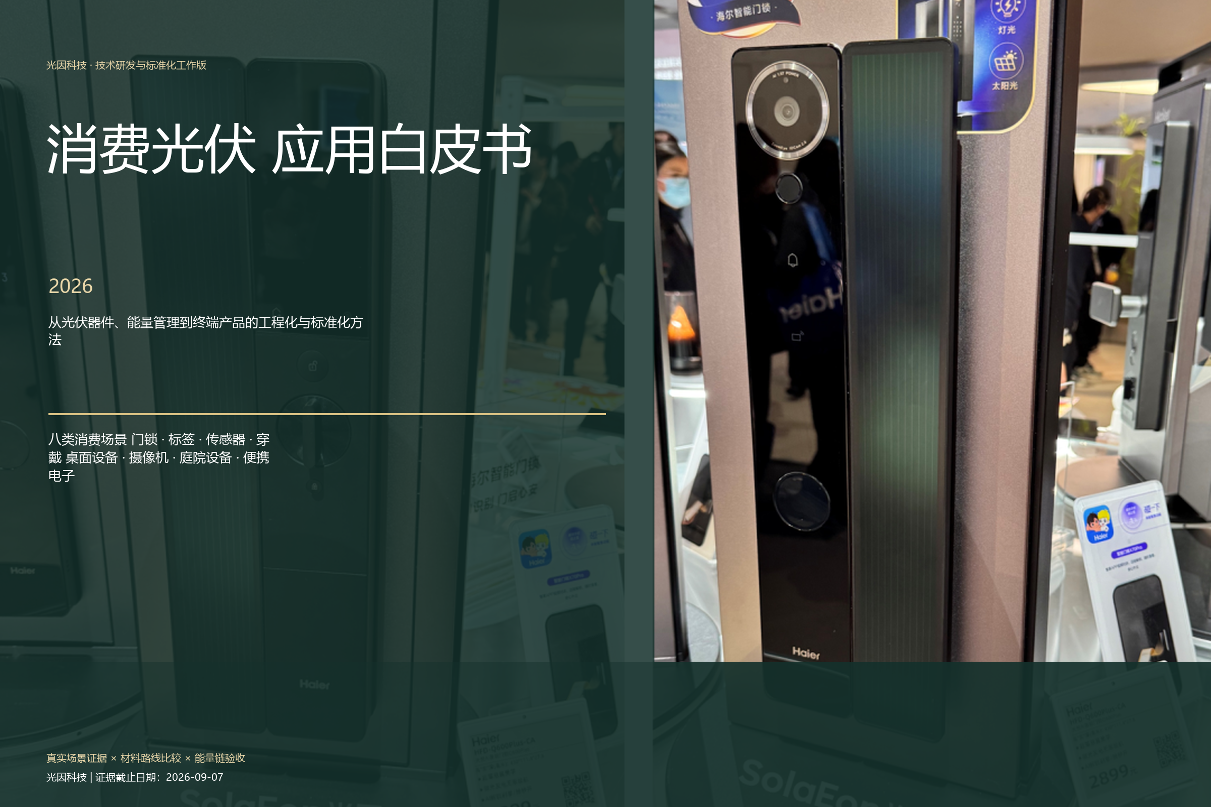 图 1：消费光伏应用白皮书封面