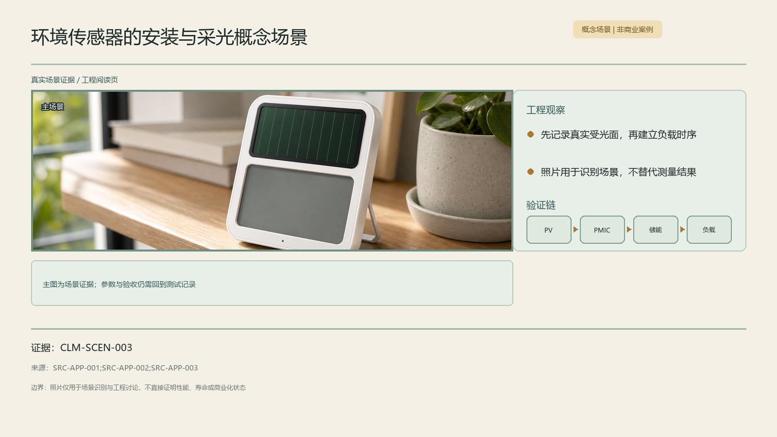 图 16：环境传感器的安装与采光概念场景